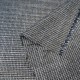 Tissu gabardine souple Pied de poule noir gris lurex doré en 150cm n°11167