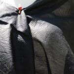 100% Voile de Coton noir 2m en 145cm n°657B