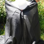 100% Voile de Coton noir 2m en 145cm n°657B