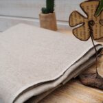 Au mètre pur LIN couleur naturel en 125cm n°10454