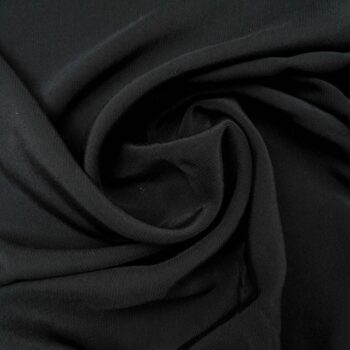 Au mètre voile viscose noir en 155cm ref 1071