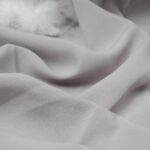 coupon crêpe de polyester gris n°781