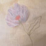 Tissu au mètre en coton et laine ivoire  n° 736 en 150 cm