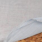 Au mètre coton seersucker bleu layette en 140cm n°10605