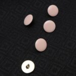 bouton ROSE dragée à queue en métal doré 15mm