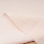 Au mètre tissu dyed Polyester Haute Couture Sonia RYKIEL rose nude en 145cm n°10830