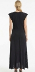 Au mètre soie NOIRE Sonia Rykiel en 140cm n° 11022