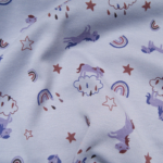 sweat polaire enfant licorne mauve