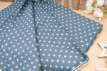 tissu jean coton étoile-2