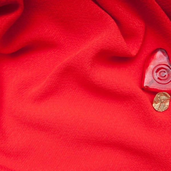 crêpe polyester texturé Grenadine MAJE