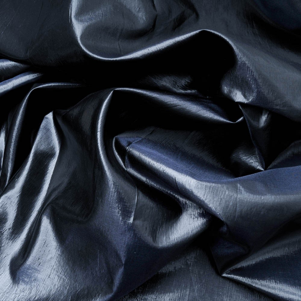 Doublure soie polyester brillante HAUTE COUTURE bleu nuit