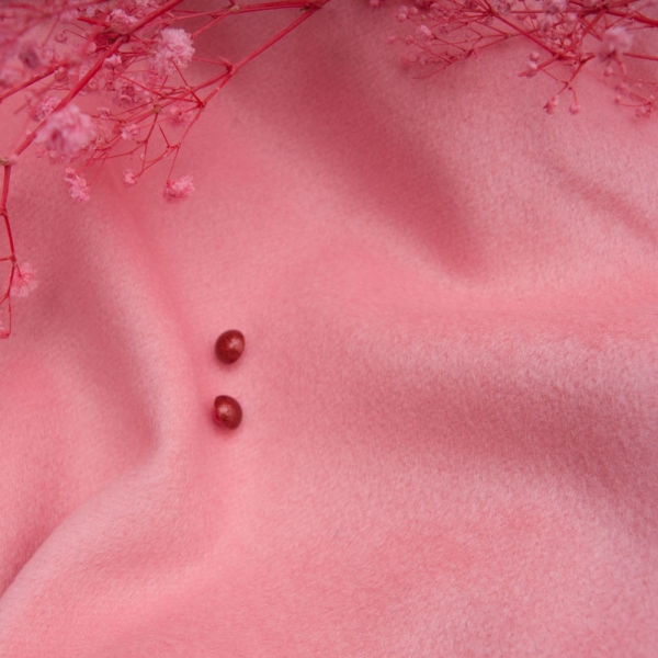 drap de laine uni ROSE