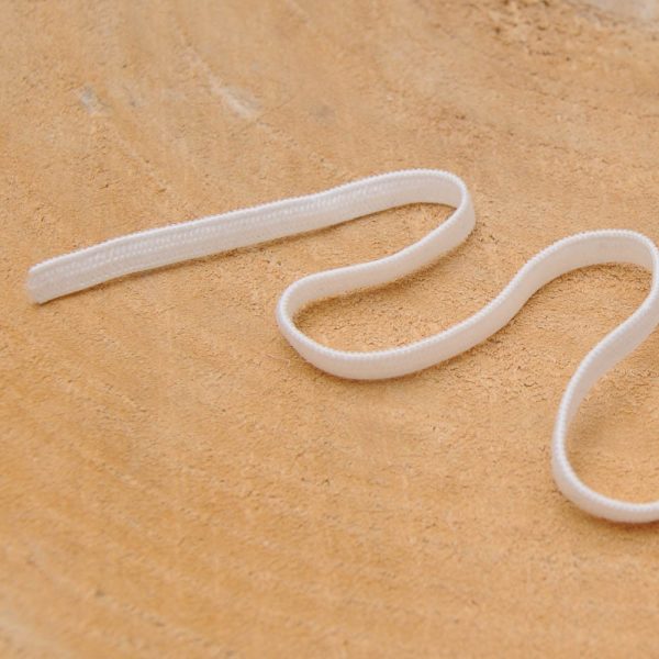 elastique maille blanc 4mm labellisé OEKOTEX