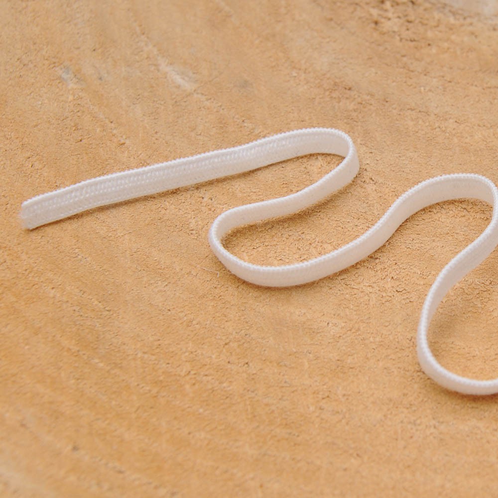 elastique maille blanc 4mm labellisé OEKOTEX