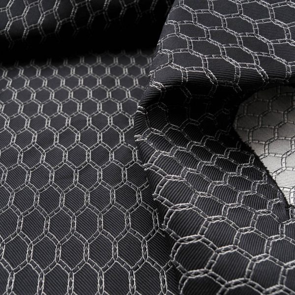 Jacquard fond noir Haute Couture