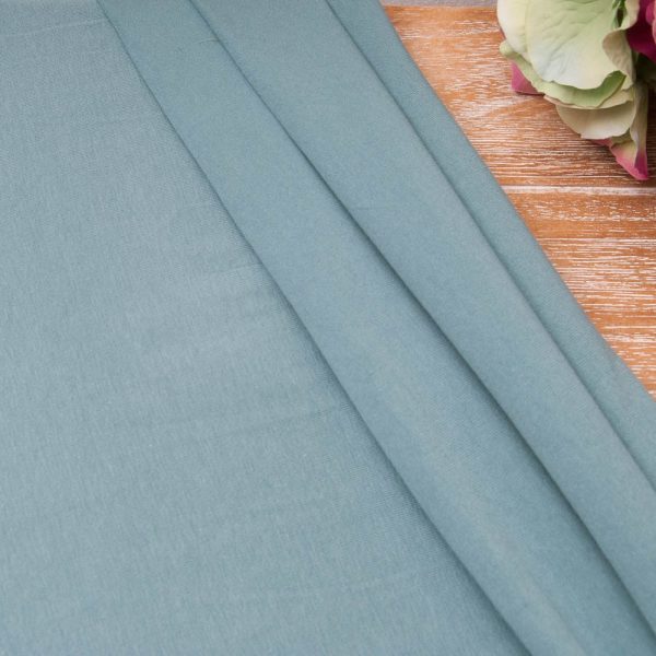 Jersey Coton bleu Oekotex