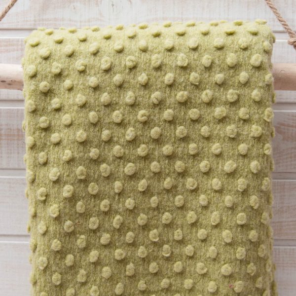 Lainage vert pois relief