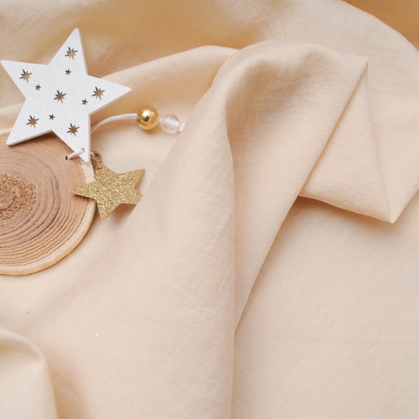 lyocell froissé beige Haut de gamme