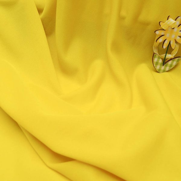 maille lycra polyamide jaune