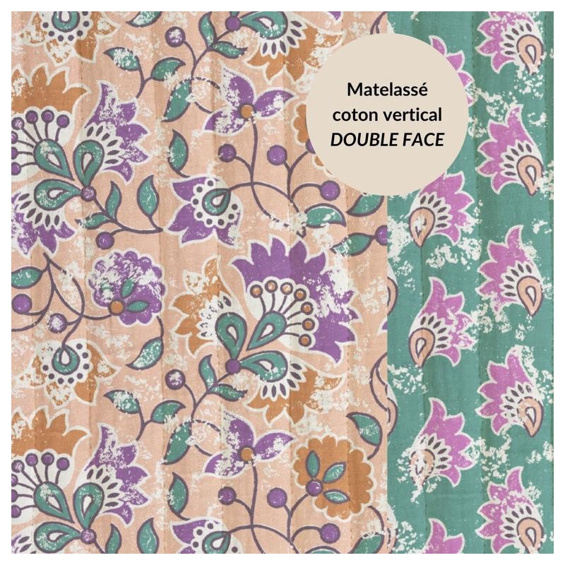 Matelassé Coton Oekotex REVERSIBLE ORBAN