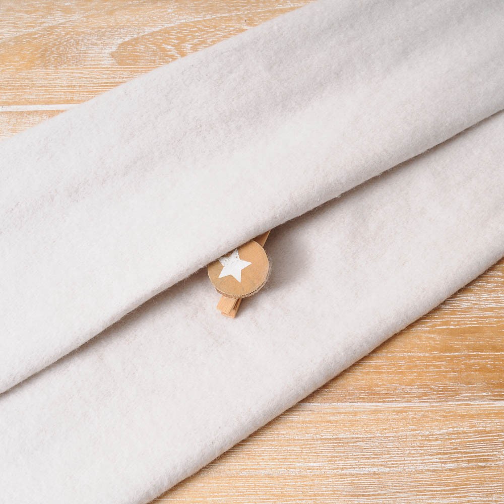 molleton polyester beige
