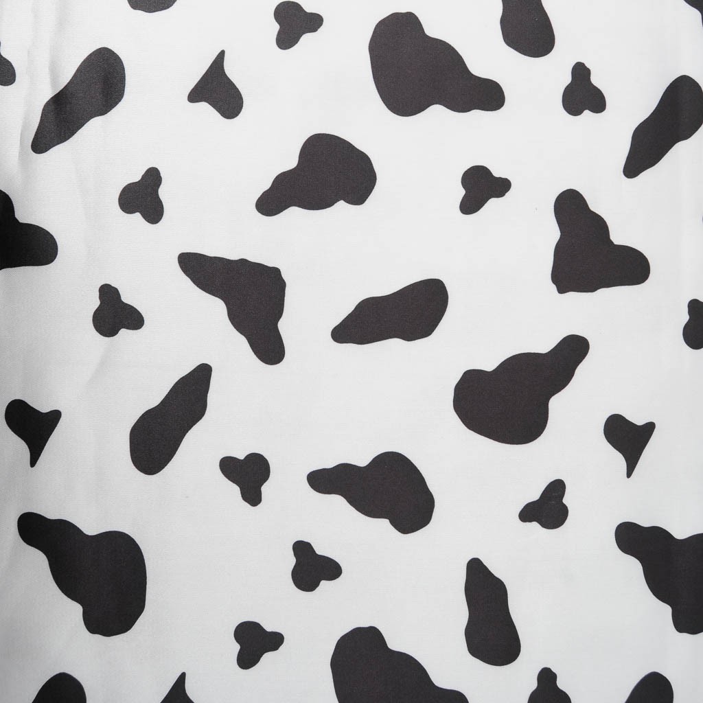 Satin polyester vache déguisement