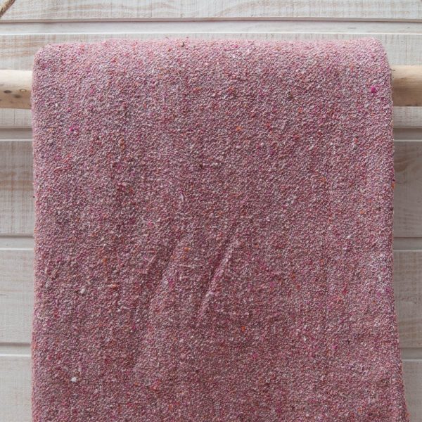 sweat bouclette chiné rose gris