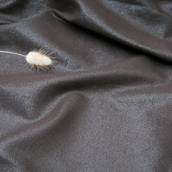 toile coton marron irisé