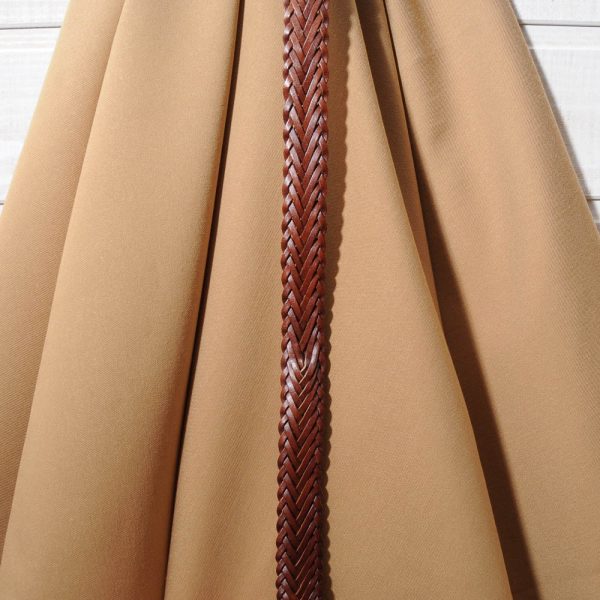 toile Viscose Polyester uni camel