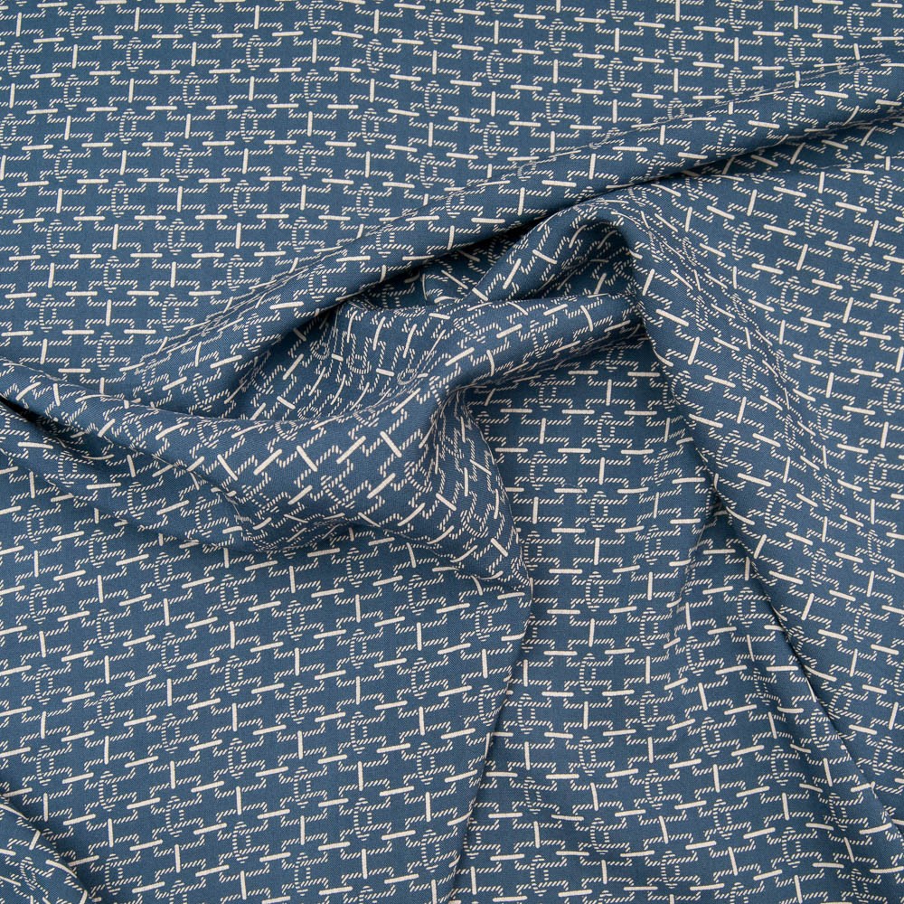 viscose bleu horizon
