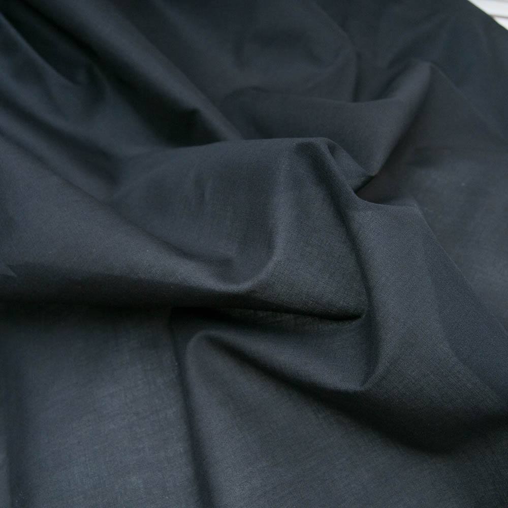 voile coton noir