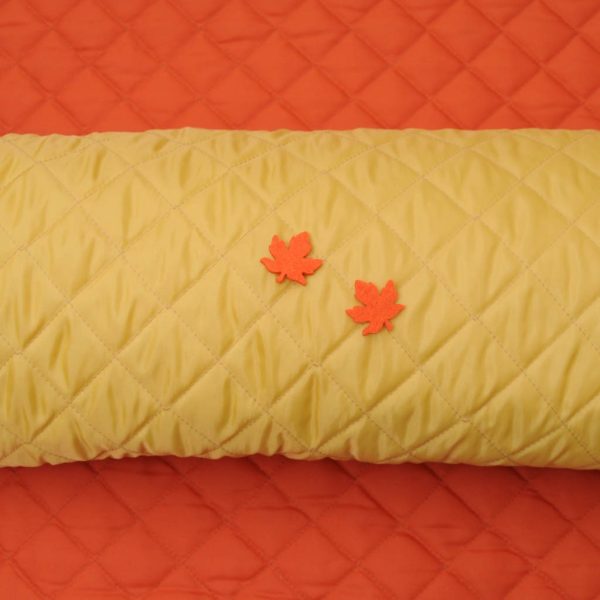 Doublure matelassée safran