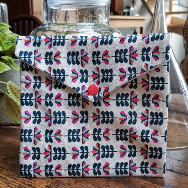 KIT COUTURE POCHETTE ENVELOPPE – STORM 80% Coton 20% LIN Oekotex