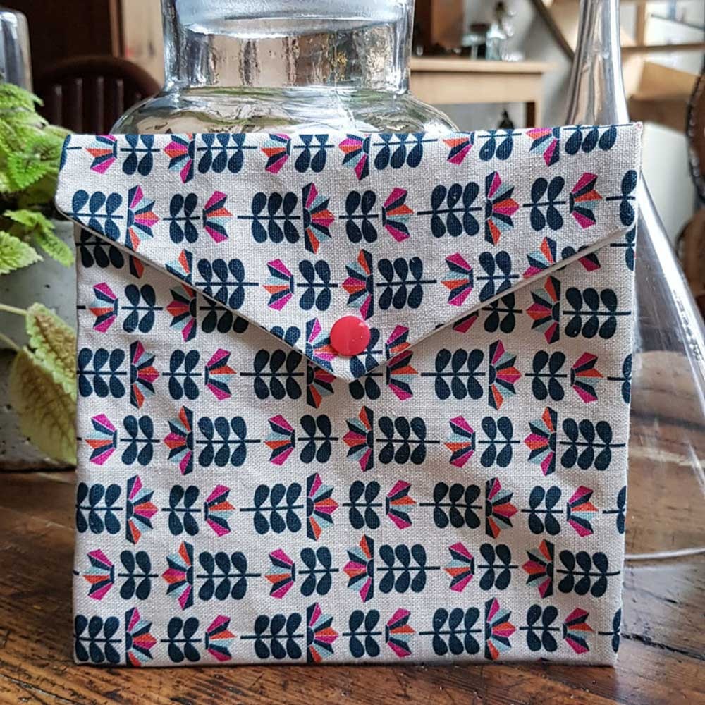 KIT COUTURE POCHETTE ENVELOPPE – STORM 80% Coton 20% LIN Oekotex