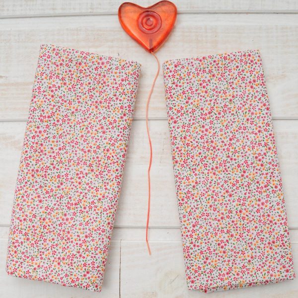 Mini coupon toile coton "Vic BLANC" 50x 75cm