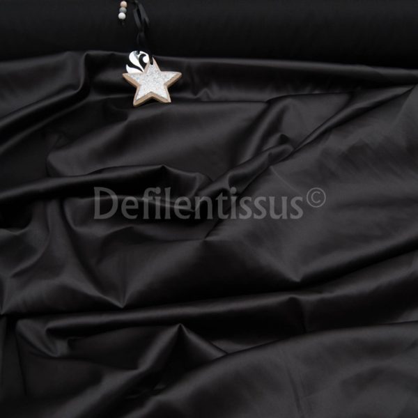 Doublure Satin Spandex noir
