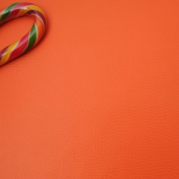 Similicuir orange Coupon 40cm x 150cm