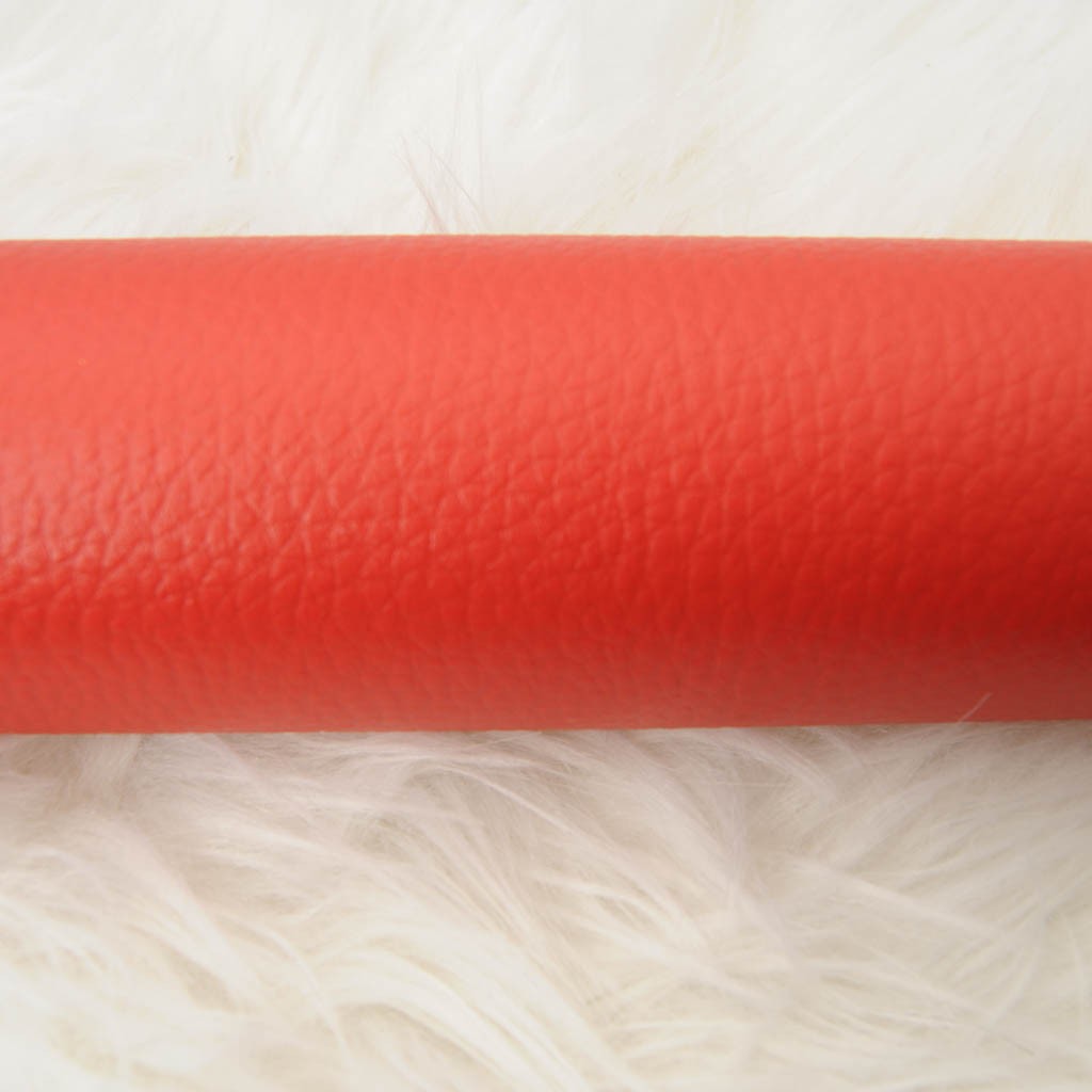 Similicuir skaï Rouge sang coupon 42cm x 100cm