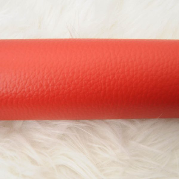 Similicuir skaï Rouge sang Coupon 43cm x 71cm