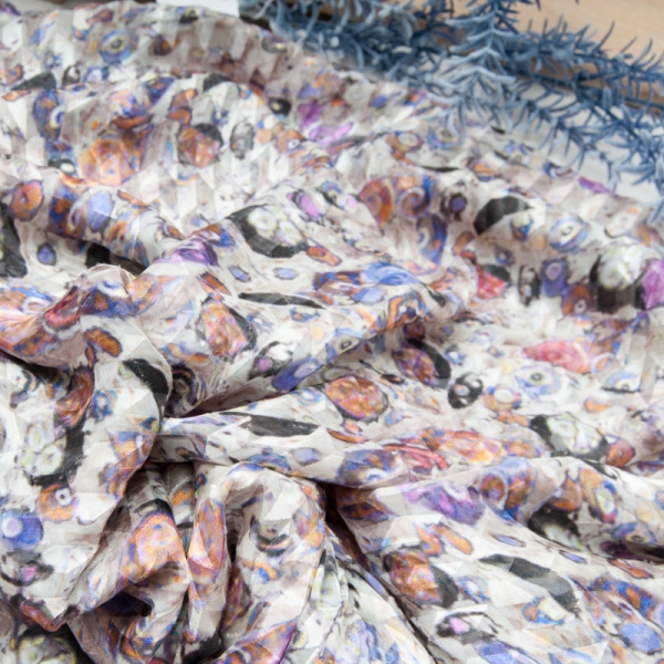 superbe SOIE Viscose imprimée fin de collection Isabel Marant