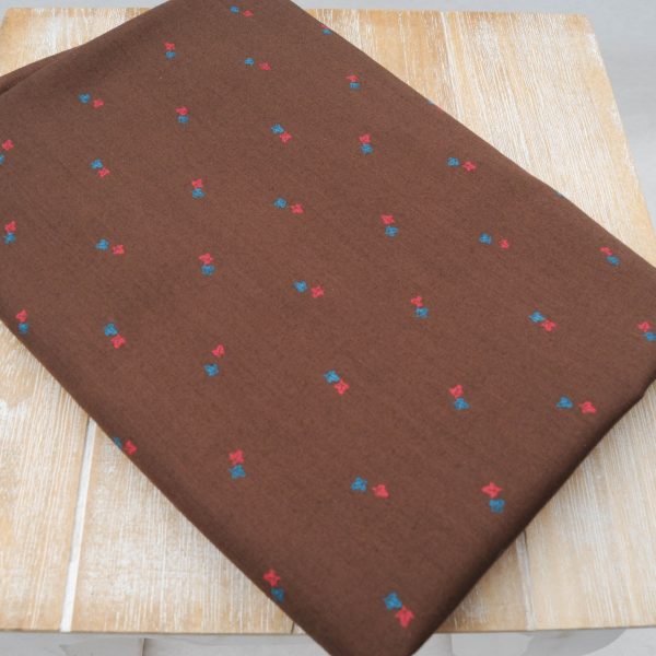 Fin Coton marron