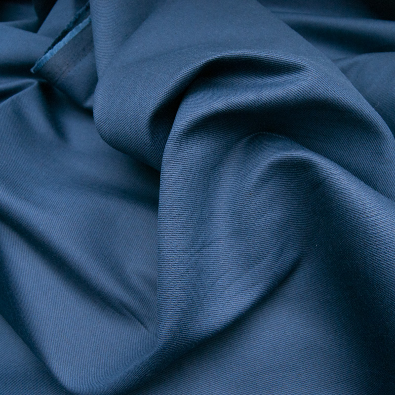 Toile coton LIN de marque française bleu marine